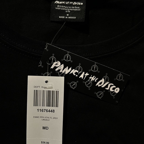 NEW Panic at the Disco long sleeve shirt Medium - Picture 6 of 6